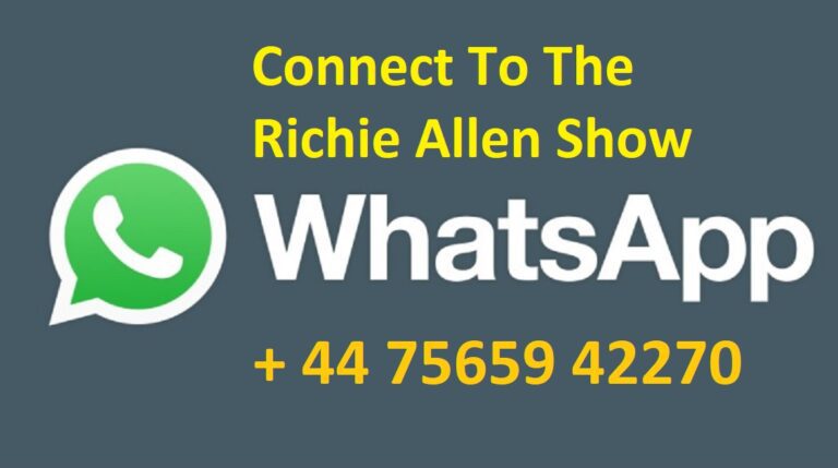 Connect To The Richie Allen Show WhatsApp Today
